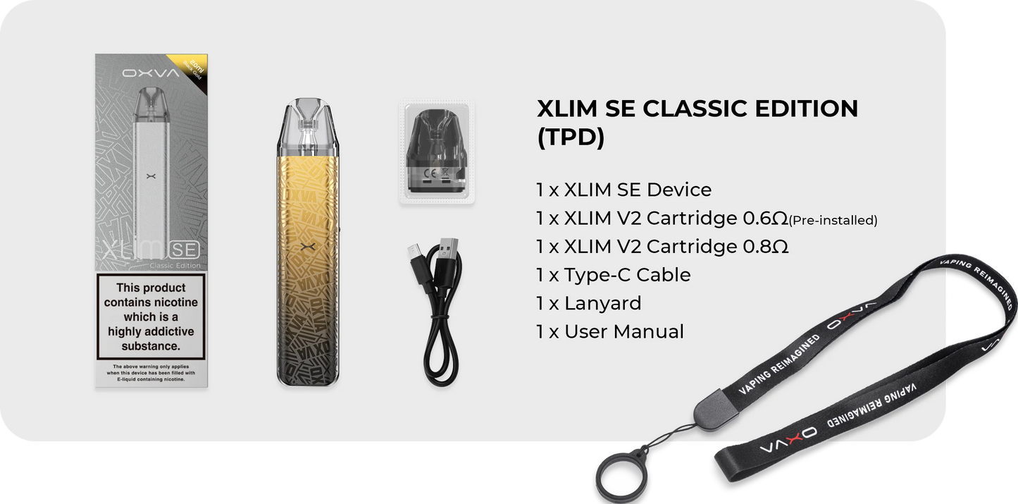 OXVA XLIM SE CLASSIC EDITION