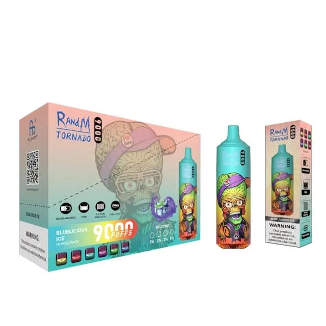 R and M Tornado 9000 Puffs Pre-Filled Vape Kit