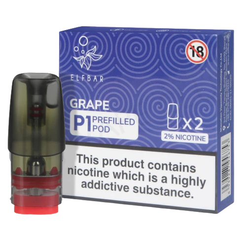 Elf Bar P1 E-liquids Pods - Prefilled Vape kit