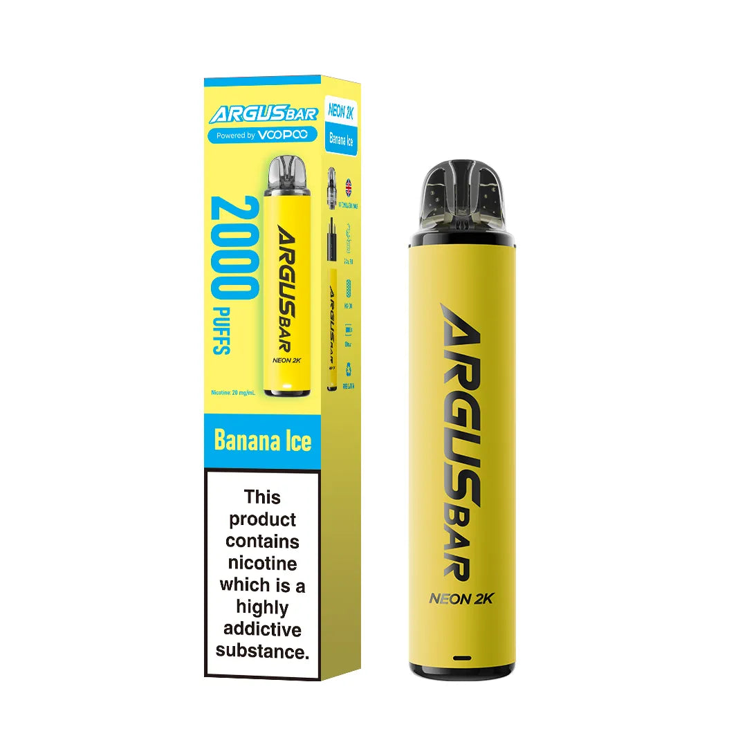 Argus Bar Neon 2000 Prefilled Pod Kit – Pack of 5