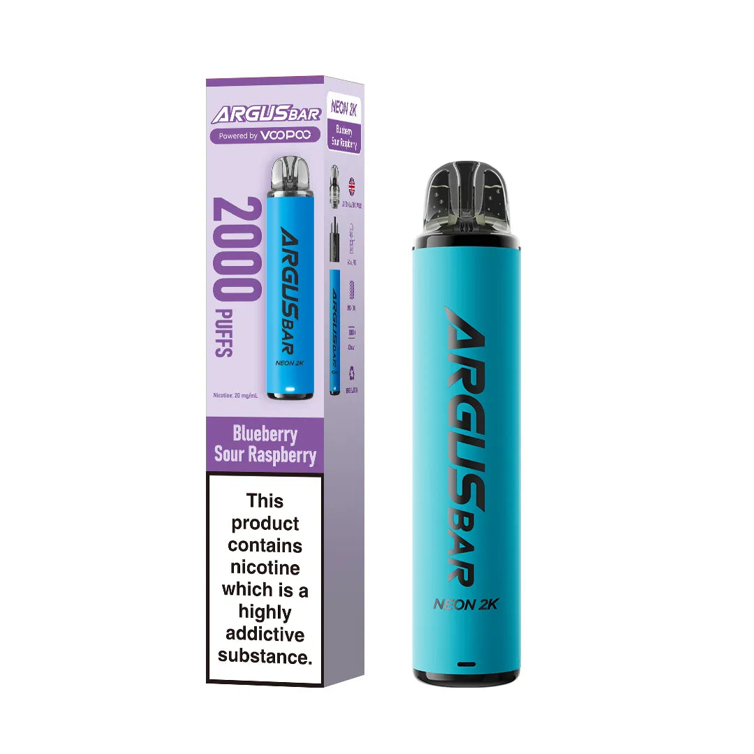 ARGUS Bar Neon 2K by Voopoo – Pre-filled Vape Kit | 2000 Puffs