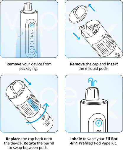 ELFBAR 4in1 PREFILLED POD KIT