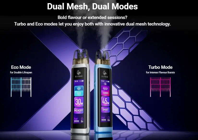 ELFX ULTRA BY ELFBAR -SMARTEST TOUCH POD KIT