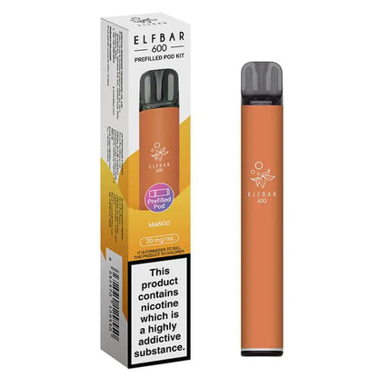 Elf Bar 600 Prefilled Pod Kit – Box of 10