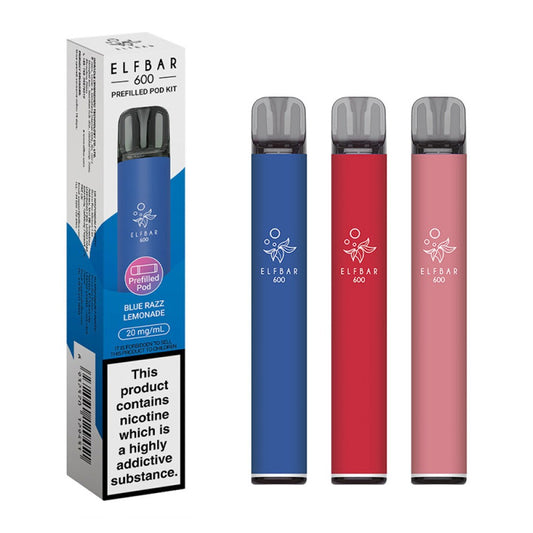 Elf Bar 600 Prefilled Pod Kit – Box of 10