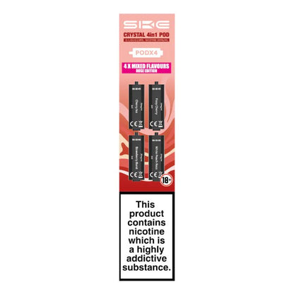 Ske Crystal 4 in 1 Replacement Pods - Prefilled Vape kit