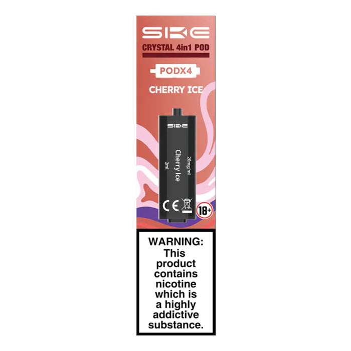 Ske Crystal 4 in 1 Replacement Pods - Prefilled Vape kit