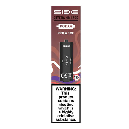 Ske Crystal 4 in 1 Replacement Pods - Prefilled Vape kit