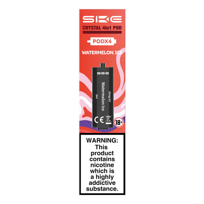 Ske Crystal 4 in 1 Replacement Pods - Prefilled Vape kit
