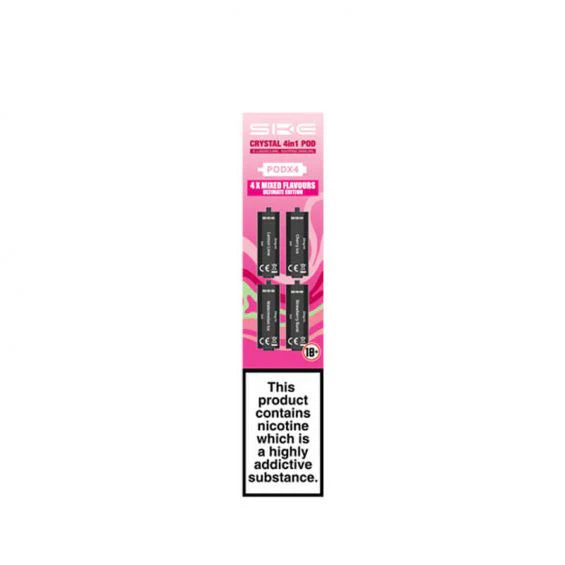Ske Crystal 4 in 1 Replacement Pods - Prefilled Vape kit