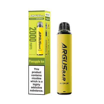 Argus Bar Neon 2000 Prefilled Pod Kit – Pack of 5